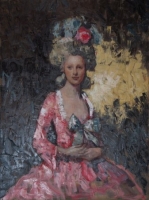 Pink Lady - Reference from Roslin's Portrait